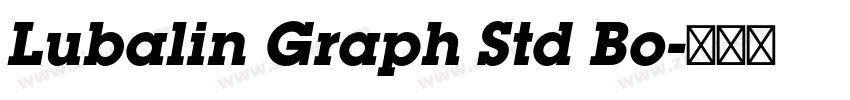 Lubalin Graph Std Bo字体转换